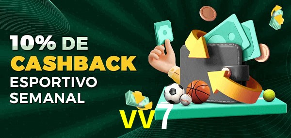 10% de bônus de cashback na vv7